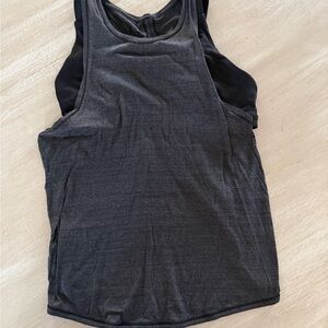 lululemon athletica Dark Gray Tank Top